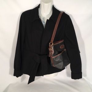 Carryland Black & Brown Shoulder Purse